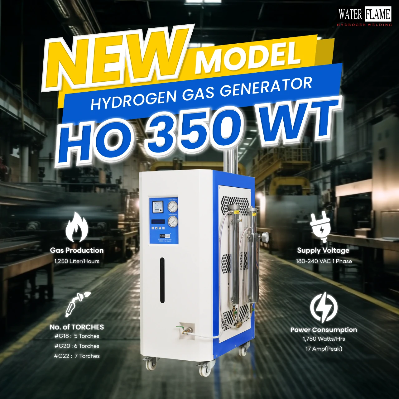 Hydrogen Gas generator HO-350WT